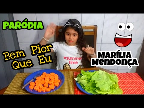 PARÓDIA BEM PIOR QUE EU - MARÍLIA MENDONÇA - Vídeo curto