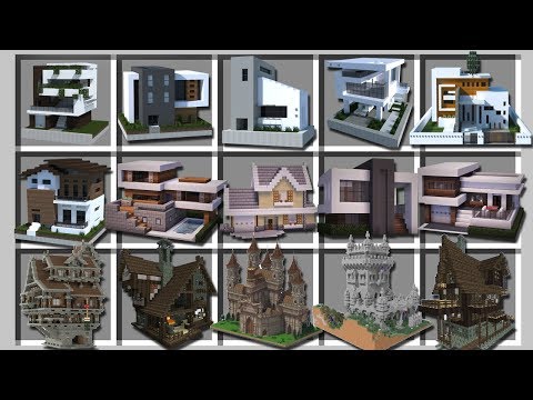 HAVE YOU EVER IMAGINED HAVING A SUPER MODERN MANSION WITH A CLICK ON MINECRAFT??