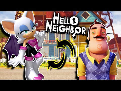 HALLO ROUGE die FLEDERMAUS #helloneighbor #helloneighbormod