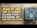 Joan of Arc Boardgame Village Pack Expansion - Unboxing and Initial Review.