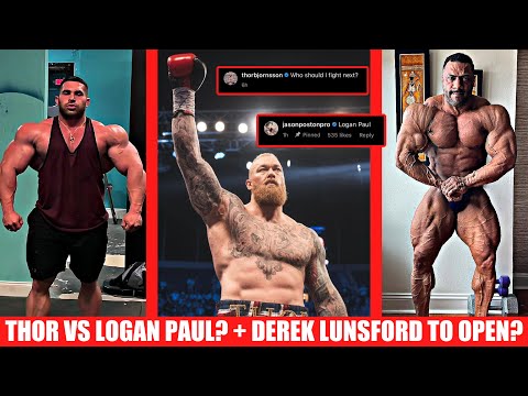 Thor to Fight Logan Paul Next? + Eddie Hall Still Silent + Derek Lunsford to Open? Justin to Win NY