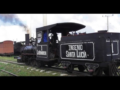 Steam in Eastern Cuba in 2024. Preparing the oldest still functioning locomotive in Cuba.