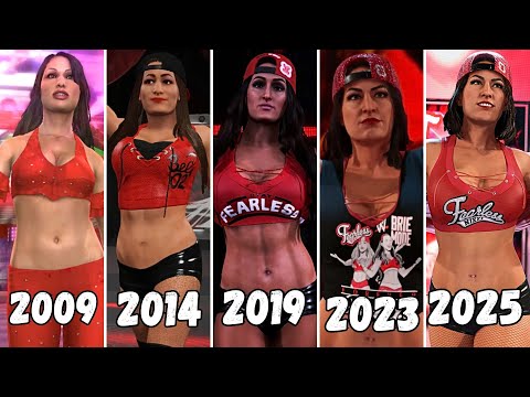 Evolution of Nikki Bella  Entrance 2009-2025 - WWE Games