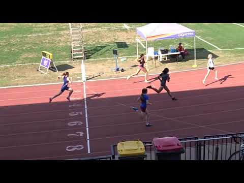 Ht2. 80m Hurdles 13yrs & Under Girls, UQ Sports Winter Series #3, St Lucia, Brisbane 20/07/2019