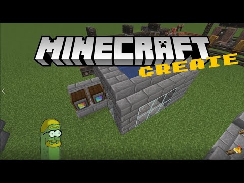 Minecraft Create Mod! BASIC POWER GENERATION Tutorial