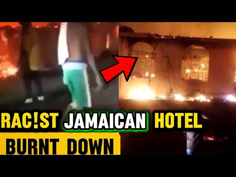 RAC!ST Jamaican 🇯🇲 Hotel Burnt To Ashes #jamaican #jamaica #caribbean