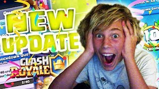 CLASH ROYALE CRAZIEST UPDATE EVER!!! 2v2 TOUCHDOWN GAMEPLAY + BALANCE CHANGES!!!