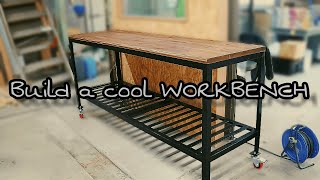 I made a DIY workbench and it turned into a cool garage