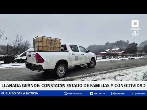 Cochamó: Operativo en Llanada Grande evalúa conectividad y familias aisladas por la nieve