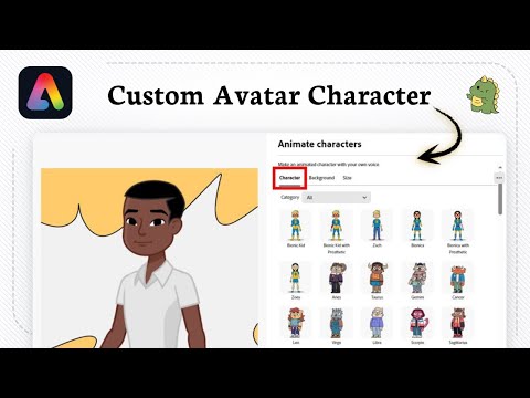 How to create characters in Adobe Express (Avatar Creation)