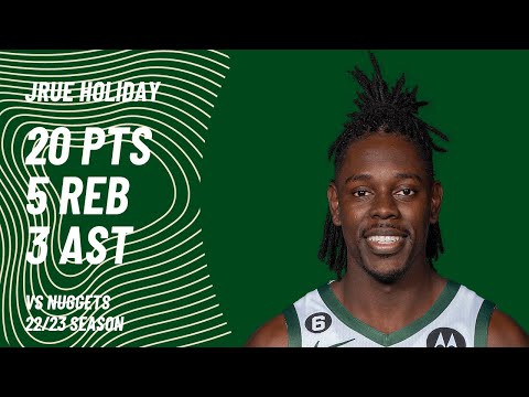Jrue Holiday vs Denver Nuggets | Jan 25, 2023