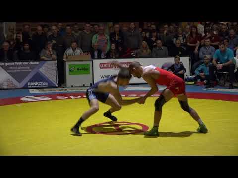 Halbfinale Vorkampf Bundesliga Ringen Saison 2017 18, 57KG Marcel Ewald TUS Adelhausen vs  Viktor Ly
