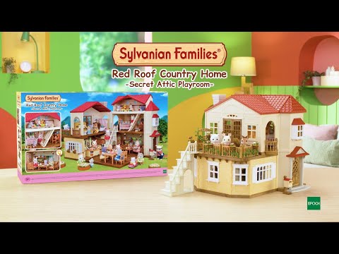 Red Roof Country Home -Secret Attic Playroom- | Sylvanian Families