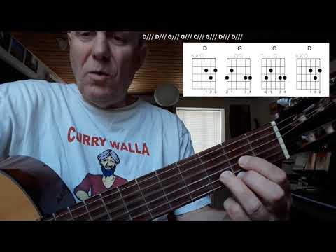 Guitar   Midt om natten   D   Akkorder    omkvæd