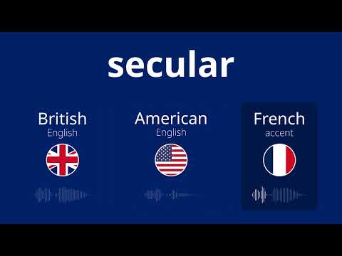 How to pronounce "secular"