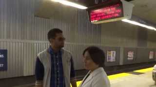 preview picture of video 'Suraj, Aruna & Hari Sharma at San Bruno BART station after Shopping at Lucky, Feb 16, 2015'