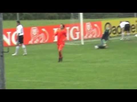 Samenvatting interland Oranje onder 15 vs. Duitsland onder 15 (Deutschland U15), 16 mei 2013, Nuth.