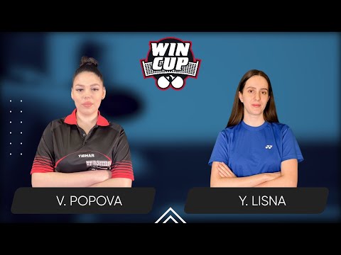15:30 Valeriia Popova - Yaroslava Lisna 13.05.2025 WINCUP Women Professional. Table 1