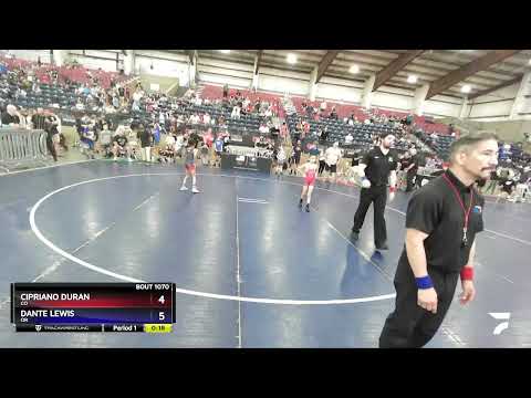 59 Lbs Cons. Round 1 - Cipriano Duran, CO Vs Dante Lewis, OR 5102