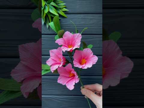 How to Make Crepe Paper Flower Crepe Paper Decoration Idea