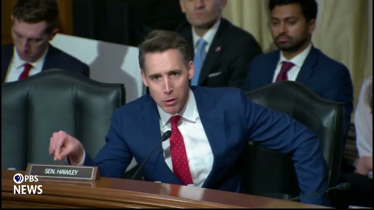WATCH: Sen. Hawley questions McMahon in confirmation hearing