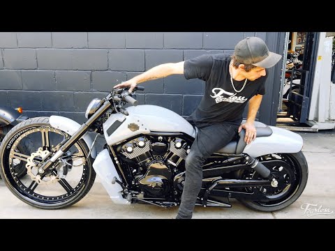Fitting air suspension to a Harley Davidson