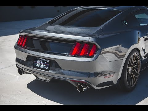 Ecoboost Ford Mustang with Agency Power Race Tuned Catback Exhaust System!