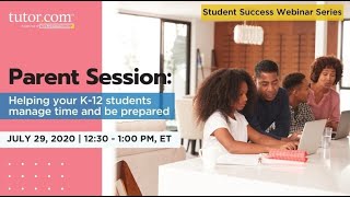 SUMMER Student Success Series - Tips for PARENTS on Helping Kids Prepare for School