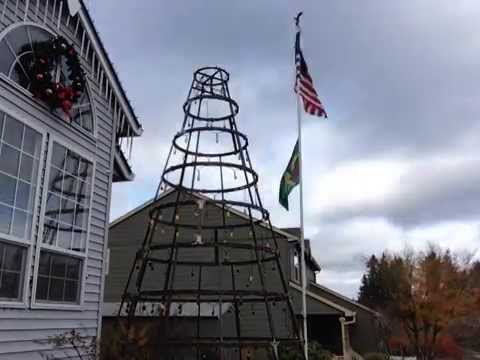 Pvc green christmas trees 25feet, size: 25ft