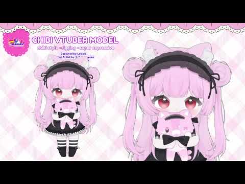 CHUUE CHIBI MODEL + RIGGING | Chibi Live2d model preview