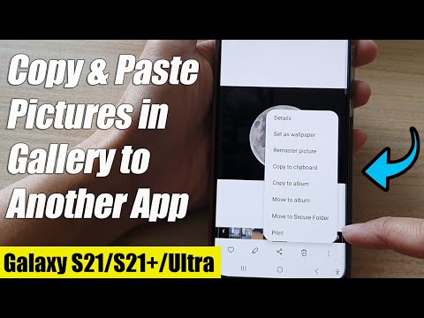 YouTube video about: How to copy and paste a picture on samsung?