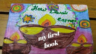 My first story book on diwali..