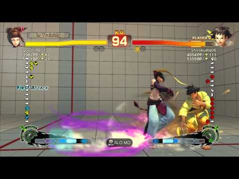 SSF4 AE: goodtime01 (Juri) vs Shirokuma06 (Makoto) - Ranked Match (720p HD)