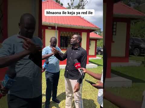 Sifuna proudly shows off his humble rural home. 😊 #railaodinga #raila #shorts #rip