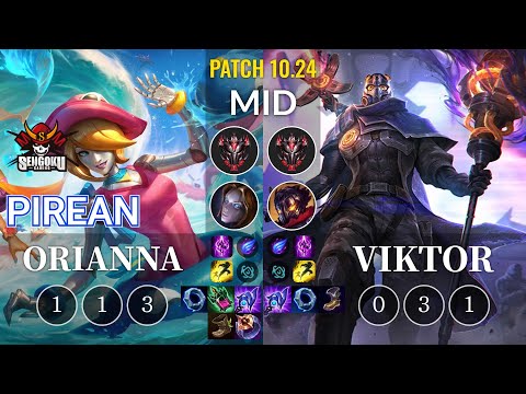 SG Pirean Orianna vs Viktor Mid - KR Patch 10.24