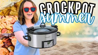 ☀️Crockpot Summer☀️ 3 more slow cooker recipes that are PERFECT for hot weather!