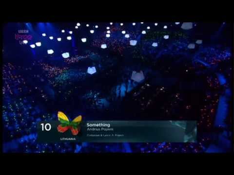 *Eurovision 2013* *Semi Final 1* *10 Lithuania* *Andrius Pojavis* *Something* HQ