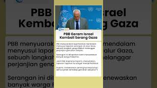 PBB Geram atas Kelakuan Israel! Kecam Militer yang Masih Serang Gaza meski Gencatan Senjata