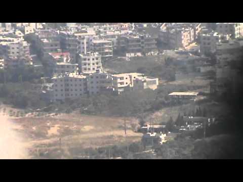 استهداف مقرات النظام في جسر الشغور بقذائف الهاون من قبل لواء أحفاد الفاروق في ريف إدلب