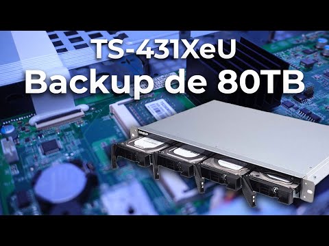 NAS en Rack para Copias de Seguridad Empresariales - QNAP TS-431XeU