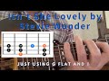 Use BEBOP SCALES to Solo On ISN'T SHE LOVELY by Stevie Wonder