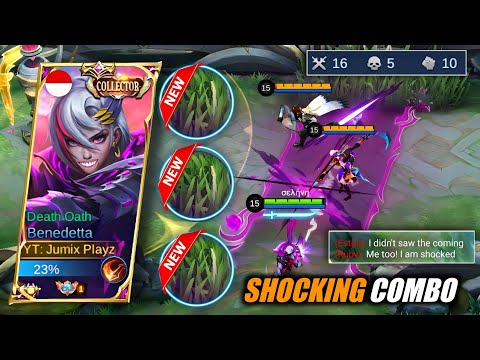 THIS IS HOW TO TRAUMATIZED THE ENEMY USING BENEDETTA | 20-WINSTREAK | MLBB