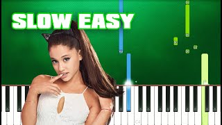Ariana Grande - pov (Slow Easy Piano Tutorial) (An