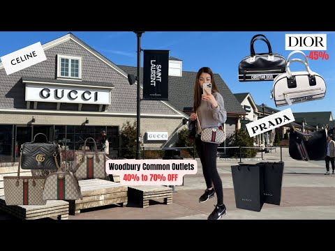 Woodbury Common Premium Outlets I Grandes descontos em compras de luxo Vlog Gucci, Dior, Prada, Celine