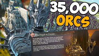 Massive 35,000 Orc Invasion Of Gondor