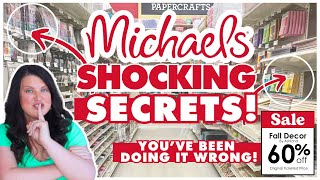 MUST SEE Michaels Hacks to save BIG! 😲 Pro Shopping Tips Michaels Doesn't Want You To Know!
