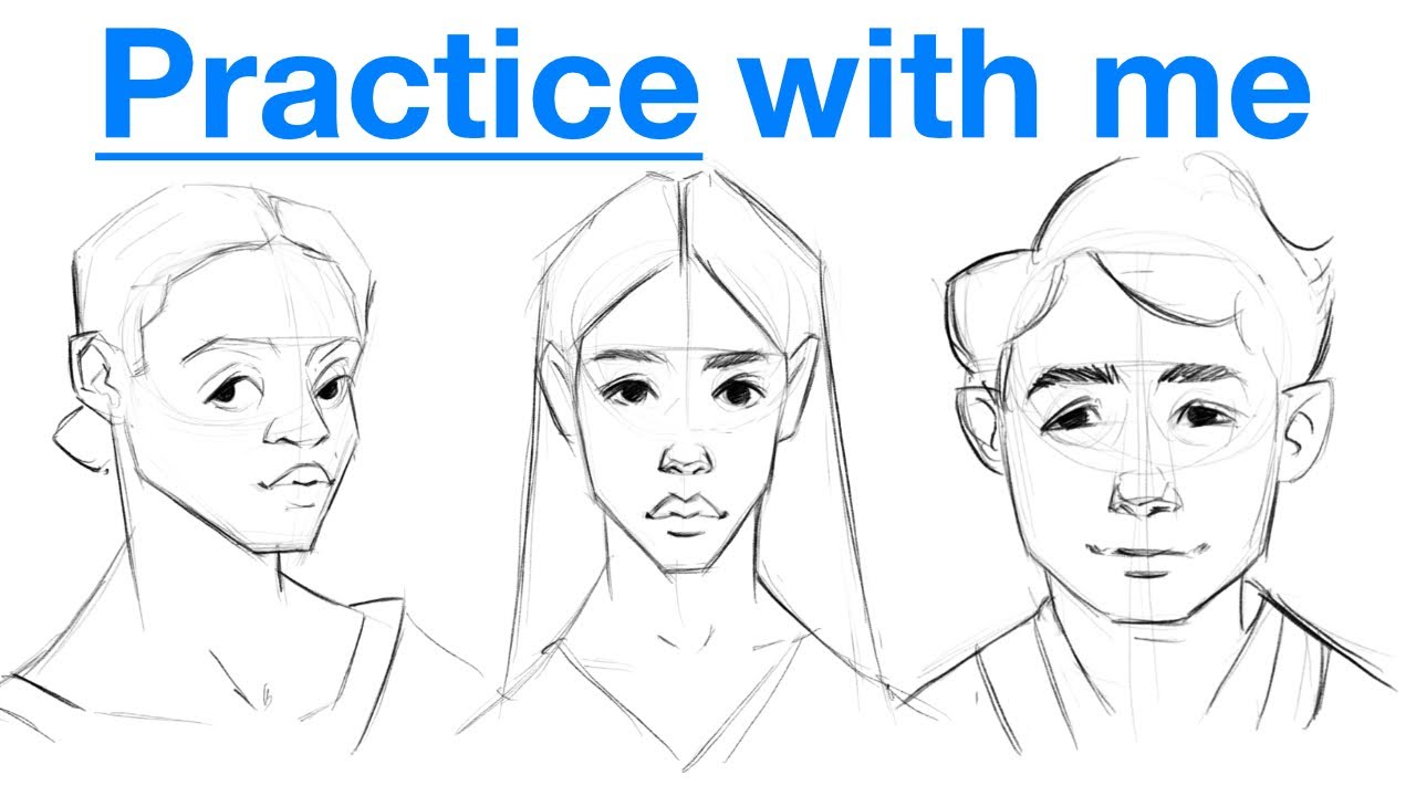 20 min Drawing Study With me
