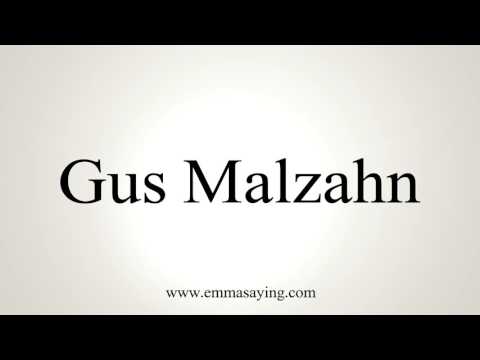 How to Pronounce Gus Malzahn