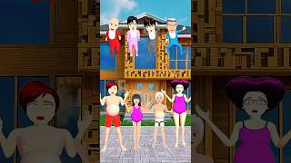 YUTA MIO CHOOSE BABY 🤣 #sakuraschoolsimulator #shortsviral #tiktok #lucu #sakura #yutamio #funny