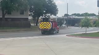 Denton Fire Department Blocker 3 Responding